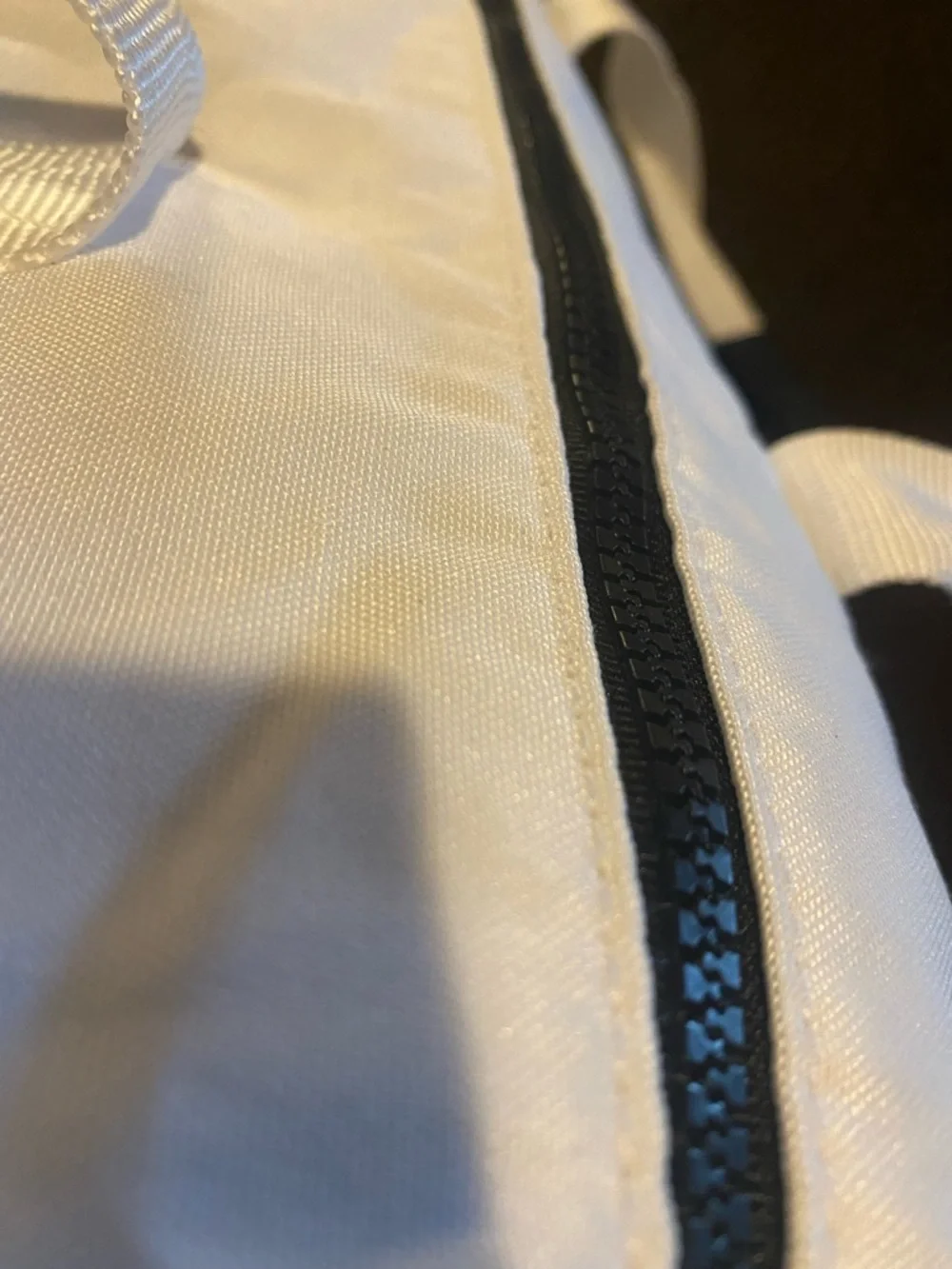 Lacoste Parfums White and Black Travel Duffle